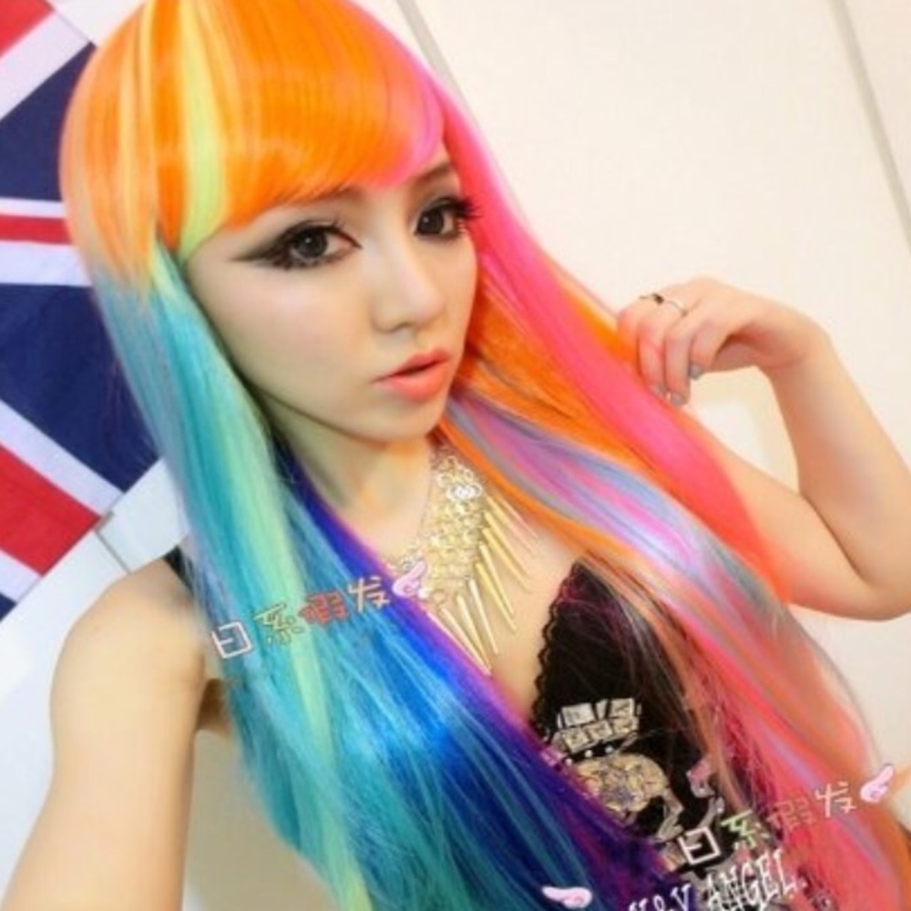 Rainbow Wig